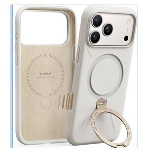 TORRAS Ostand Q3 Silicone for iPhone 17 Pro Max Case Fit for MagSafe 360 Spin St